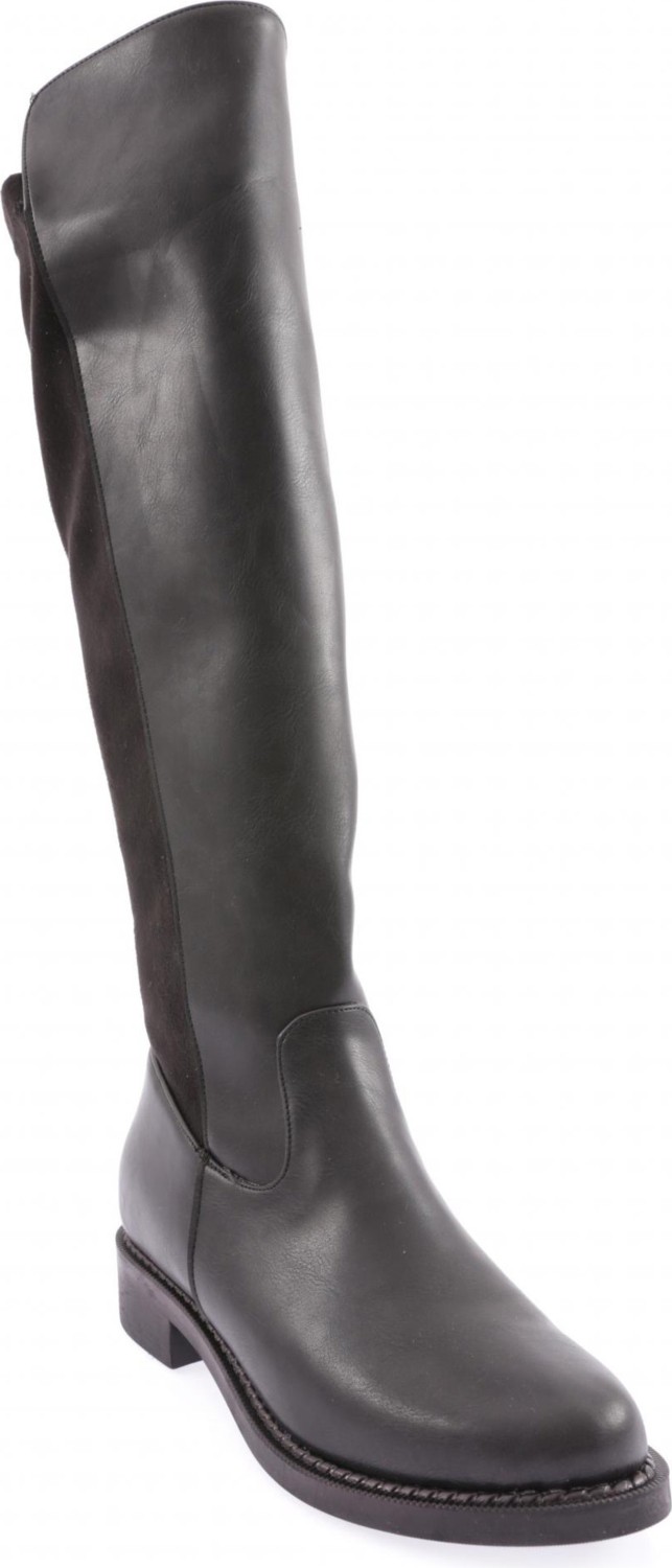 DGN 615-22K Kadin Fermuarli Knee High Çizme görsel 2