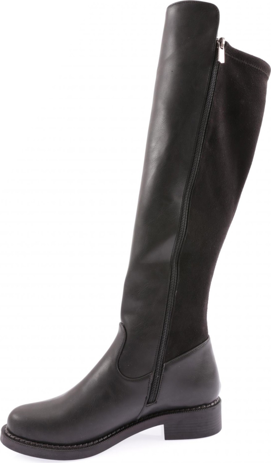 DGN 615-22K Kadin Fermuarli Knee High Çizme görsel 3