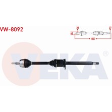 Otoco Volkswagen Transporter Vı 2.0 Tdı 140 Hp A-T Uzunluk 1027MM 2009- Komple Aks Sağ Ön 7E0407272Q