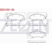 Otoco Ford Transıt (V347) 2.2 Tdcı - 3.2 Tdcı (Onden Cekıs) 2006-2014 Ön Fren Balatası Fişli ME6C1J2K021BB