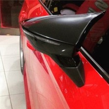 Karva Seat Ibiza 5 Batman Yarasa Ayna Kapağı Piano Black 2017 2018 2019 2020 2021 Uyumlu