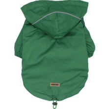 Pawstar Pluvia Içi Polar Orta-Büyük Irk Köpek Yağmurluğu Yeşil