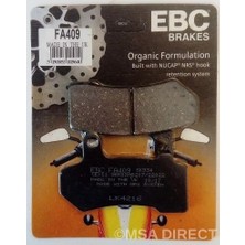 Ebc FA409 2010-2022 Harley-Davidson Cvo Ultra Limited Arka Fren Balatası