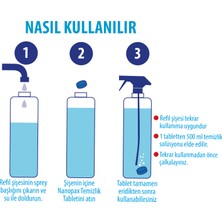 Nanopax Yağ Sökücü Temizlik Tableti 6 Tablet + Mikro Köpüklü Sprey 500 ml