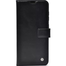 Lopard Xiaomi Poco C40 Kılıf Kar Deluxe Kapaklı Cüzdanlı Kılıf Siyah