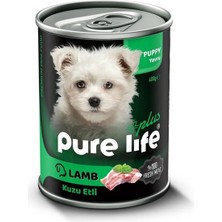 Pure Lıfe Kuzu Etli Yavru Köpek Konserve Mama 400GR *12 Adet