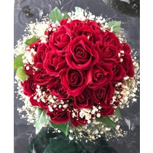 Eloza Floral Art Ithal Yapay ve Kuru Çiçeklerle  Tasarlanan Özel Günlerde Kullanabileceğiniz Kadife Kutu Arajmanı