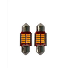 E.K Tuning Canbus Turuncu Sofit LED Ampul Araç Içi Aydınlatma ve Plaka AYDINLATMA(31MM-36MM-41MM)
