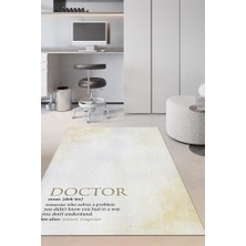 Homshtag Sihirbaz Doktor Dokuma Tabanlı Yıkanabilir Kaymaz Doktor Halısı