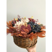Eloza Floral Art Ithal Yapay Çiçeklerle Hazırlanan Sepet Arajmanı