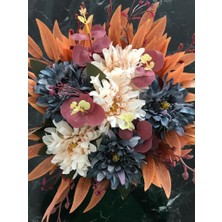 Eloza Floral Art Ithal Yapay Çiçeklerle Hazırlanan Sepet Arajmanı