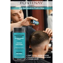 Fontenay Saç Şekillendirici Pudra Toz Wax Matt Effect Mavi 20GR X3 + 400ML Saç Sprey 4'lü Set 2