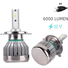 Space LED Far Ampulü H7-3500LMX2-30W-12V Buz Mavisi / LAAM702