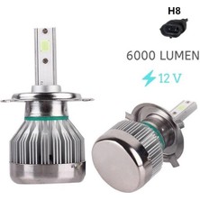 Space LED Far Ampulü H8-3500LMX2-30W-12V Buz Mavisi / LAAM706