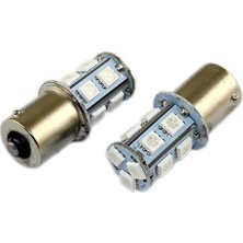Space 93 LED Ampul 13 Smd Kırmızı 2'li Set 24V / LAAM642-2