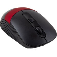 Mouse Kablosuz 1600 Dpı 2.4ghz Optik Sensörlü 10 Metre Uzaklık Siyah/kırmızı USB Mouse Hytech HY-M96