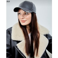 Sockscdc Official Sockscdcofficial Kış Aksesuar Bere Unisex Piercingli Suni Deri Şapka Siyah