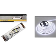 Cata 10 Metre 10 Çip Şerit Led Günışığı ve Cata 17 Amper Slim Led Trafosu Takım