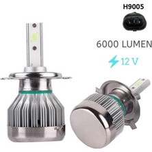 Space LED Far Ampulü 9005-3500LMX2-30W-12V Buz Mavisi / LAAM703