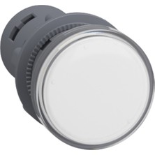 Schneider Electric , XA2EVM1LC , Sinyal Lambası, Plastik, Beyaz, Ø 22 Mm, Ledli, 220...230V Ac
