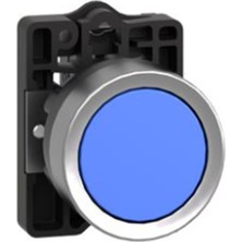Schneider Electric , XA2EA61 , Yuvarlak Mavi Yaylı Buton Ø 22 - Yay Dönüşlü - 1na
