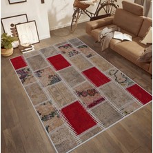 Rovigo Home Dijital Baskı Yıkanabilir Kaymaz Taban Salon Halısı RVG0510