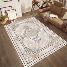Rovigo Home Dijital Baskı Yıkanabilir Kaymaz Taban Salon Halısı RVG0499