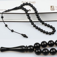 Tesbih Pasajı Orta Boy Kumpaslı Sistemli Küre Kesim Oltu Taşı Tes