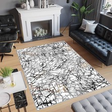 Rovigo Home Dijital Baskı Yıkanabilir Kaymaz Taban Salon Halısı RVG0486