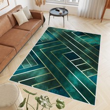 Rovigo Home Dijital Baskı Yıkanabilir Kaymaz Taban Salon Halısı RVG0489