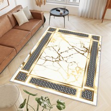 Rovigo Home Dijital Baskı Yıkanabilir Kaymaz Taban Salon Halısı RVG0492