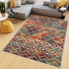 Rovigo Home Dijital Baskı Yıkanabilir Kaymaz Taban Salon Halısı RVG0493