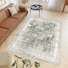 Rovigo Home Dijital Baskı Yıkanabilir Kaymaz Taban Salon Halısı RVG0525