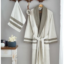 Nazik Home Marla Erkek Bornoz Seti (%100 Pamuk)