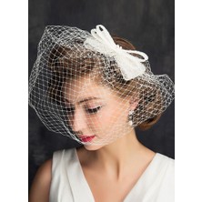 Bba New Trend Gelin Düğün Şapka Nikah Kepi,gelin, Peçe,vualet