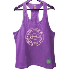 Erkekler İçin Top Glory Rts Mor Fitness Gym Tank Top Sporcu Atleti Rahat Kesim Yumuşak Kumaş