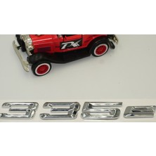 DK Tuning Bmw 335E Bagaj Krom Metal 3m 3D Yazı Logo