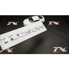 DK Tuning Hyundai Tucson Bagaj 3m 3D Krom Abs Yazı Logo Amblem