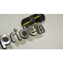 DK Tuning Kia Pride B Logo Bagaj 3m 3D Krom Abs Logo Amblem