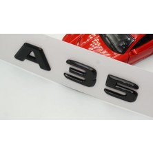 DK Tuning A 35 Bagaj Parlak Siyah Abs 3m 3D Yazı Logo