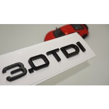 DK Tuning Audi 3.0 Tdi B7 B8 B9 Siyah Abs 3m 3D Bagaj Yazı Logo Orjinal