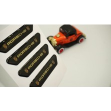 DK Tuning Porsche Logo Kapı Kenarı Koruma Metalize Damla Desen 3m Band