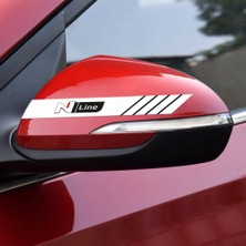 DK Tuning Hyundai N Line Yan Aynalar Selefon Kaplama Sticker Seti