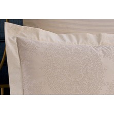 Finezza Tiara Bambu Jakar Kumaş Krem Ikili Oksford 60X80CM Yastık Kılıfı - 1355