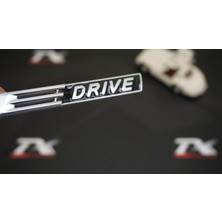DK Tuning Bmw E Drive Krom Metal Bagaj Logo 3m 3D Orjinal Ürün