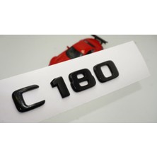DK Tuning C 180 Bagaj Parlak Siyah Abs 3m 3D Yazı Logo