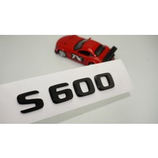 DK Tuning S 600 Bagaj Parlak Siyah Abs 3m 3D Yazı Logo