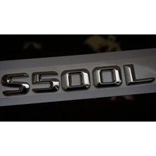 DK Tuning S500L Bagaj Krom Metal 3m 3D Yazı Logo
