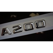 DK Tuning A200 Bagaj Krom Metal 3m 3D Yazı Logo