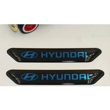 DK Tuning Hyundai Logo Çamurluk Yanı ve Ayna Metalize Damla Desen 3m Logo Arma